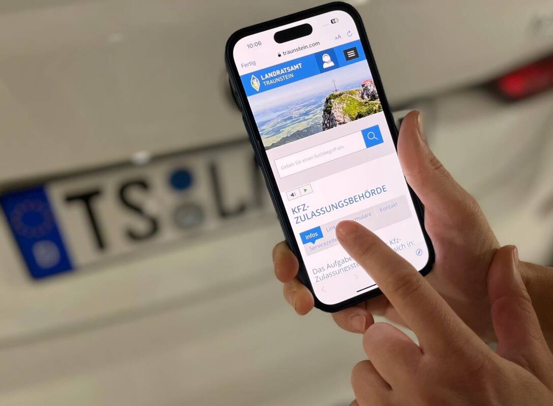 Zulassung im Landkreis Traunstein vollständig digitalisiert